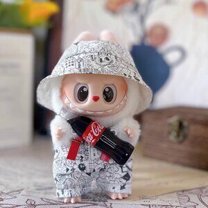 Street Wear Outfit for Labubu Gen 1/2/3 – Handmade Clothes Set (No Doll)